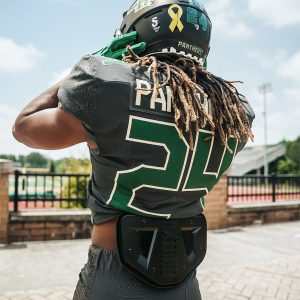 B-PLATE® Football Back Plate Black