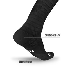 XTD® Scrunch Football Socks Black