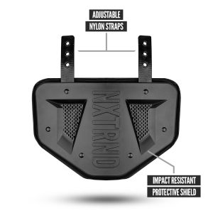 B-PLATE® Football Back Plate Black