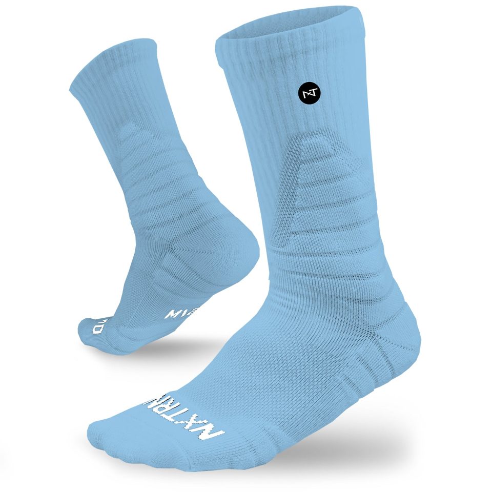 Crew Socks Columbia Blue (3-Pairs)
