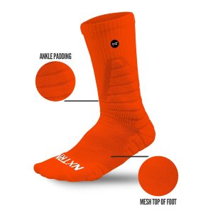 Crew Socks Orange (3-Pairs)