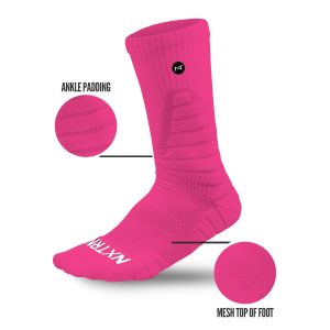 Crew Socks Pink (3-Pairs)