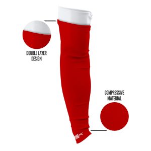 Double Arm Sleeves Red (1 Pair)