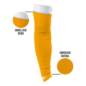 Double Arm Sleeves Yellow (1 Pair)