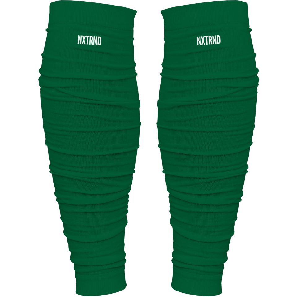 Scrunch Football Leg Sleeves Dark Green