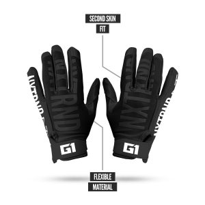 G1® Youth Football Gloves Black