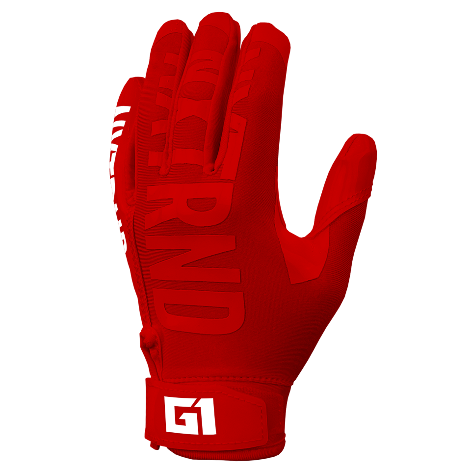 G1® Youth Football Gloves Red