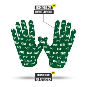 G2® Pro Football Gloves Dark Green