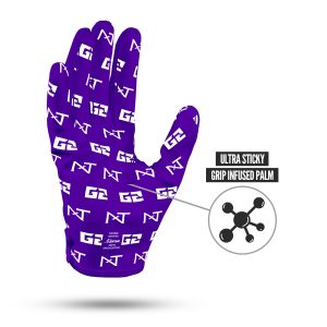 G2® Pro Football Gloves Purple