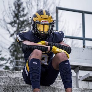 VZR1® Football Visor Gold