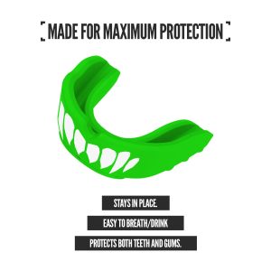 Rush® Green & White Fangs (2 Pack)