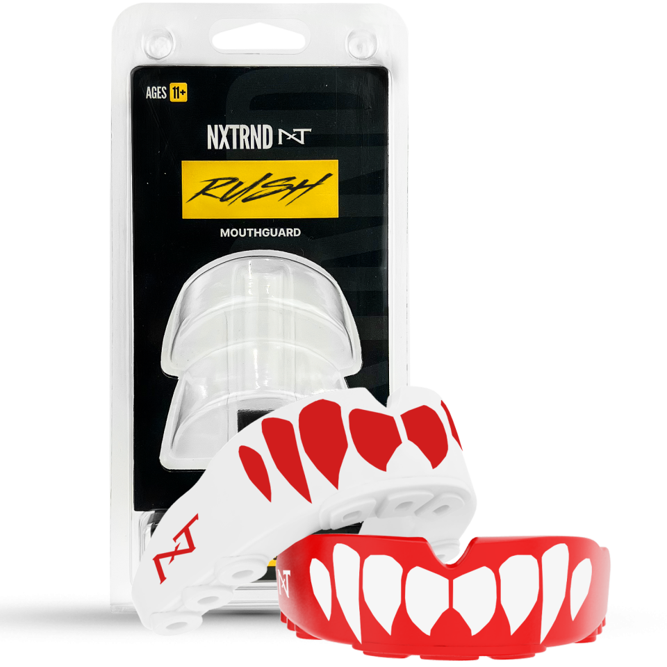 Rush® Red & White Fangs (2 Pack)