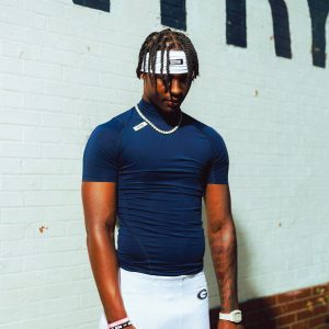 Nxtrnd Core Turtleneck Compression Short Sleeve Navy Blue