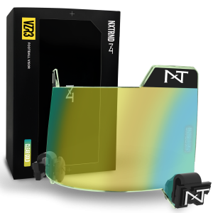 VZR3® Football Visor Clear Gold