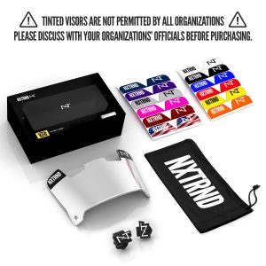 VZR1® Football Visor Clear Mirror