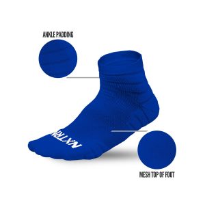 Quarter Socks Blue (3-Pairs)