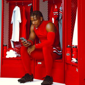 Nxtrnd Core Turtleneck Compression Sleeveless Red