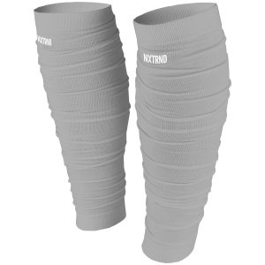 Scrunch Football Leg Sleeves Light Grey