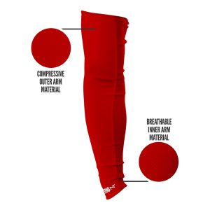 AirTek Arm Sleeves Red (1 Pair)