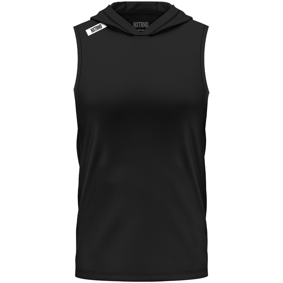Nxtrnd Team Lightweight Sleeveless Hoodie Black