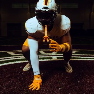 G3® Pro Padded Football Gloves Yellow