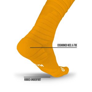 XTD® Scrunch Football Socks Yellow